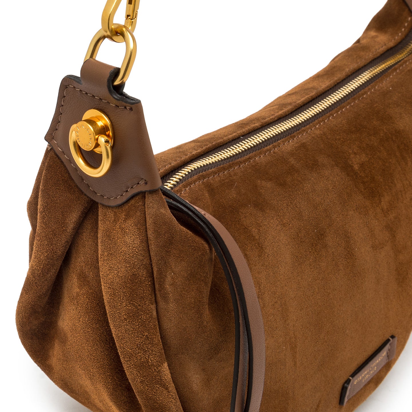 Borsa a spalla in pelle scamosciata "Aisha" GIANNI CHIARINI