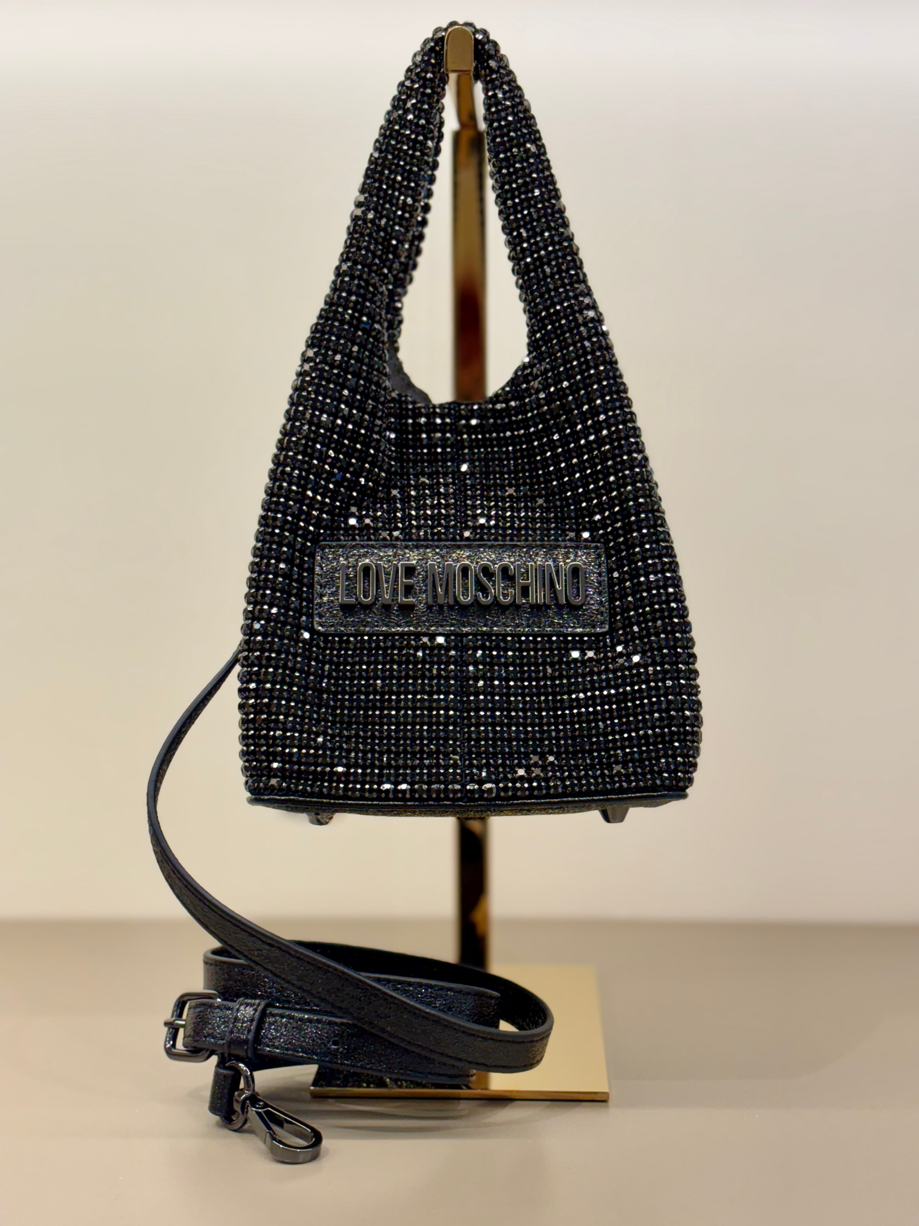 Borsa a mano stone strass
