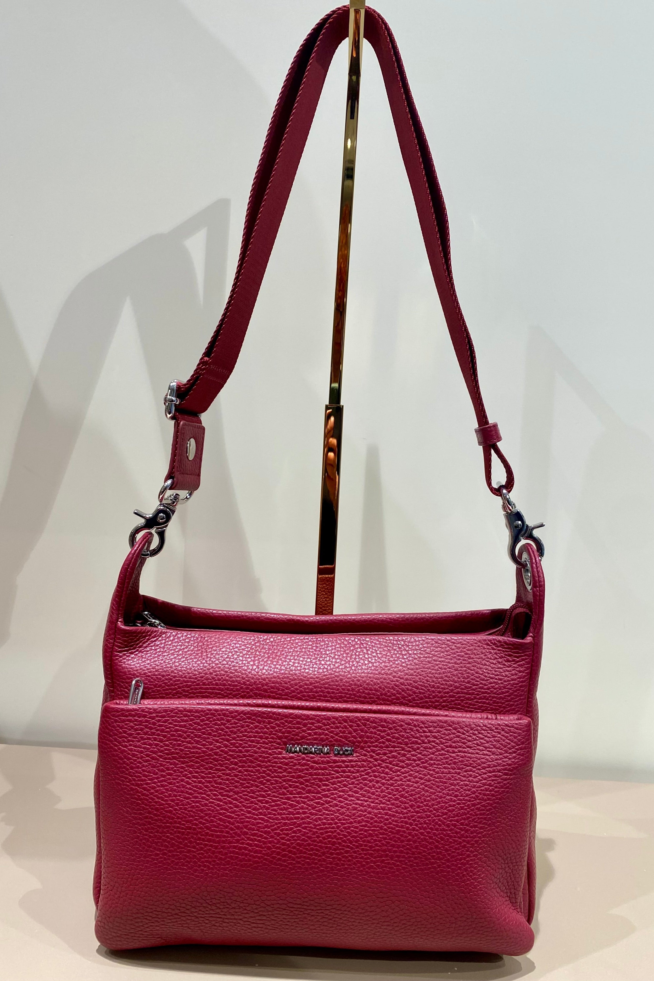Borsa a tracolla in pelle "Mellow" MANDARINA DUCK