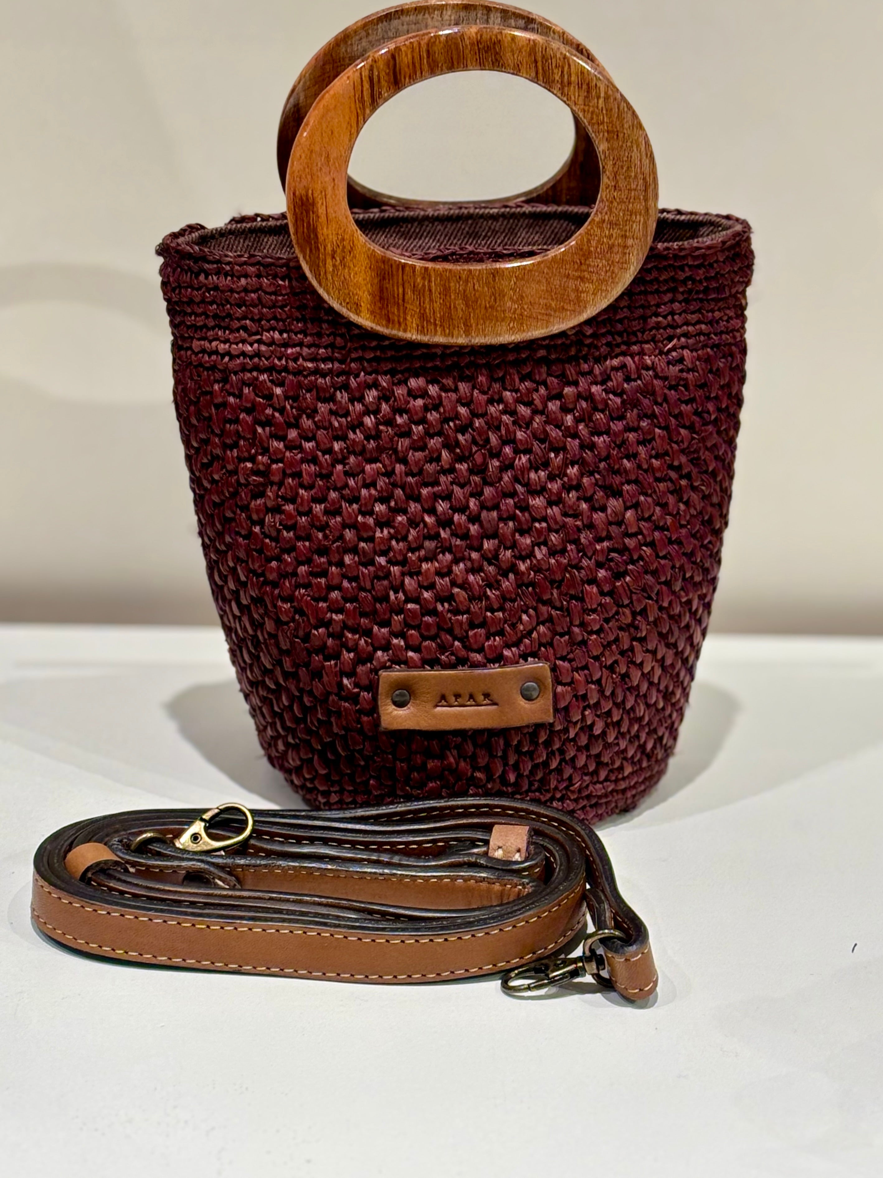 Borsa piccola rafia AFAR