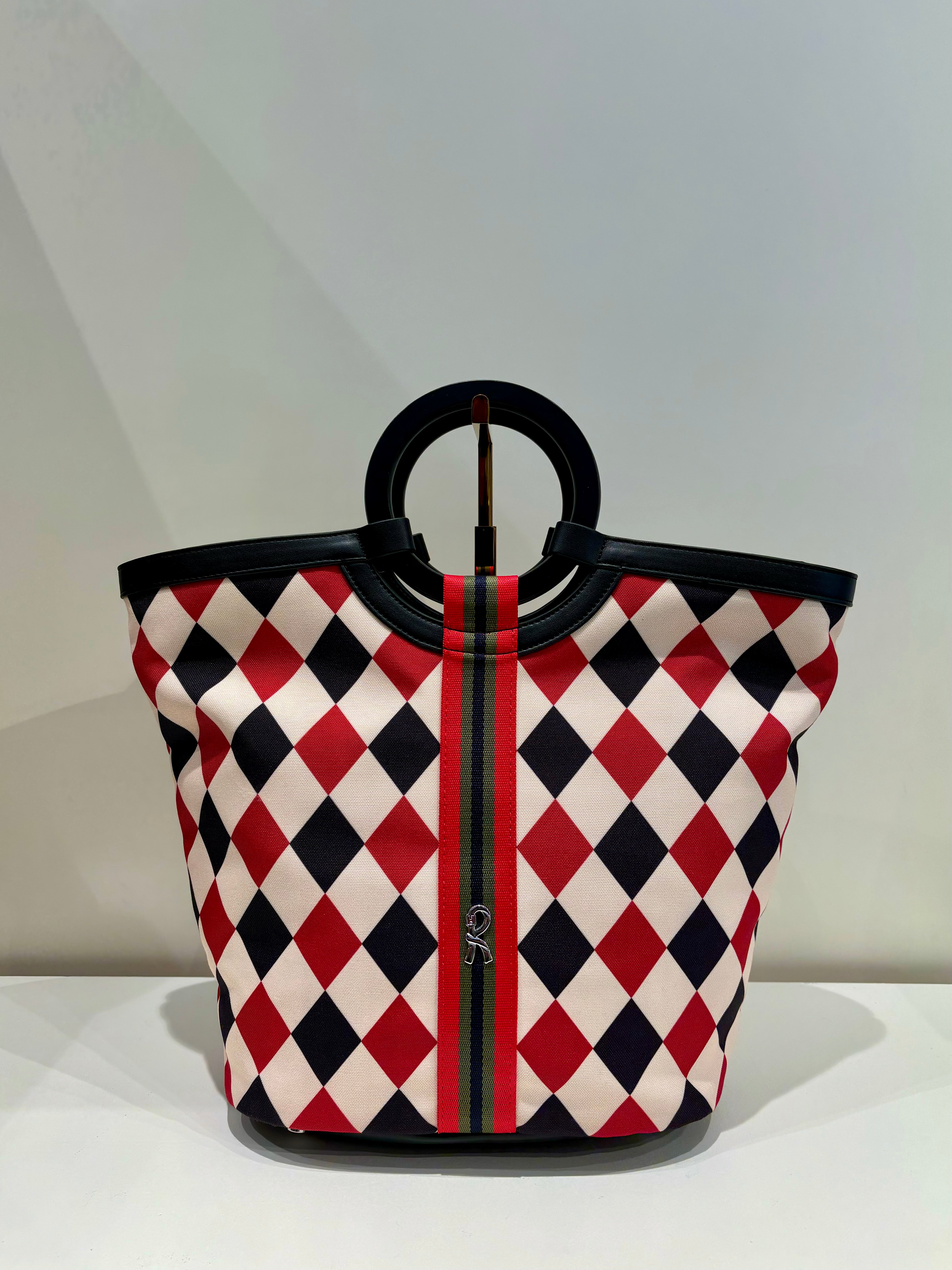 Borsa a mano a rombi ROBERTA DI CAMERINO