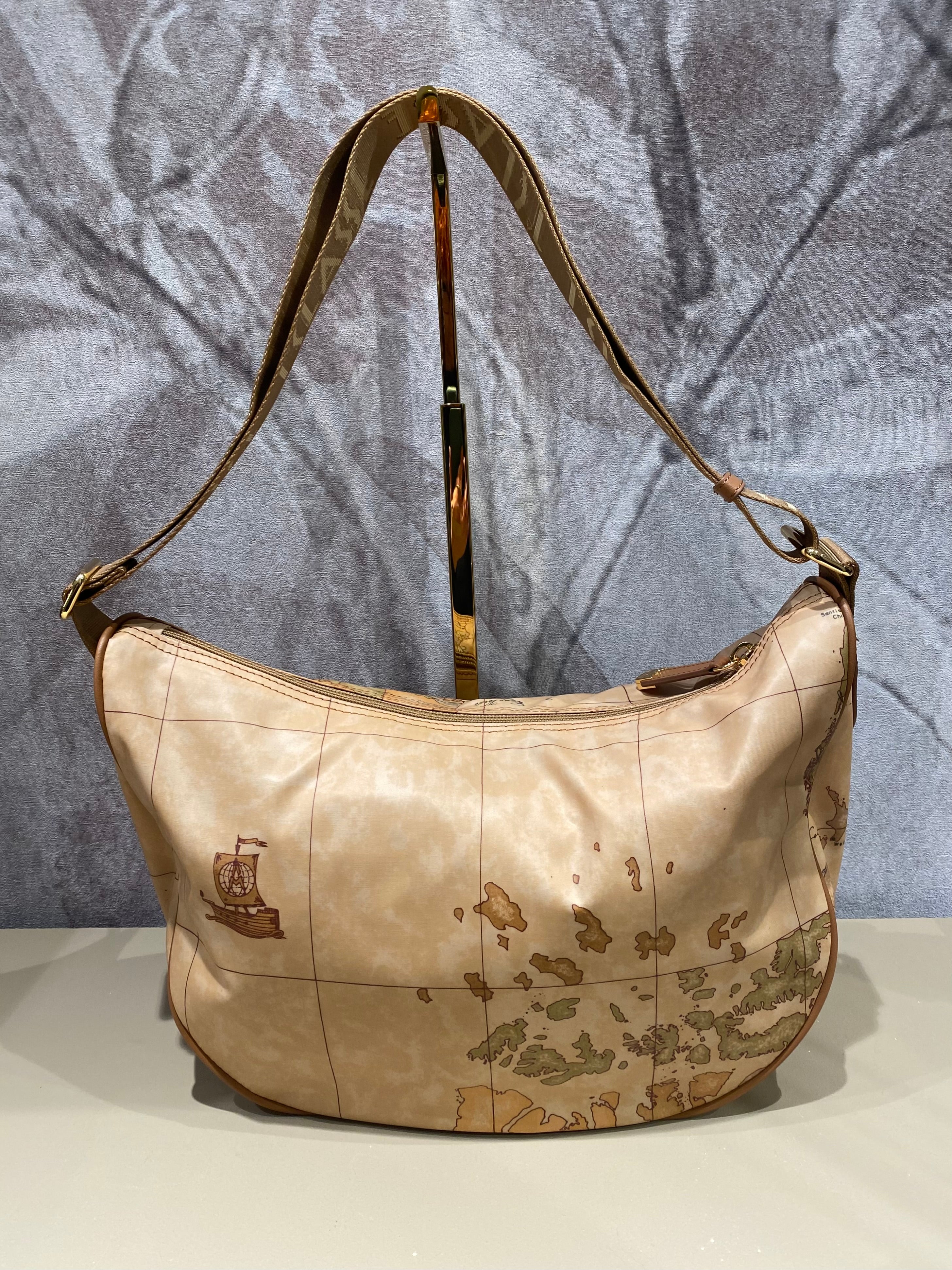 Borsa tracolla media con tasca geo soft ALVIERO MARTINI