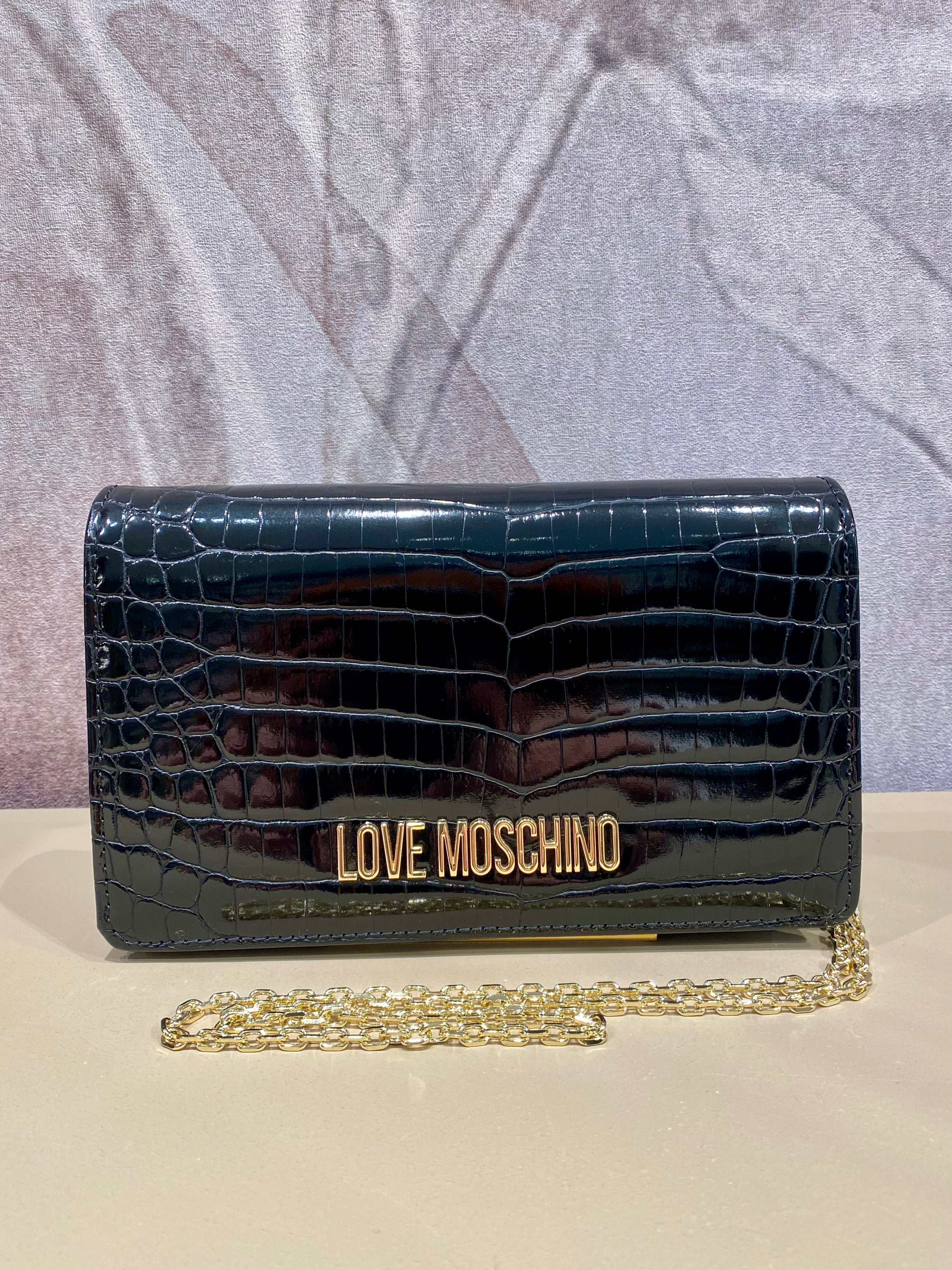 Pochette piccola stampa cocco  LOVE MOSCHINO