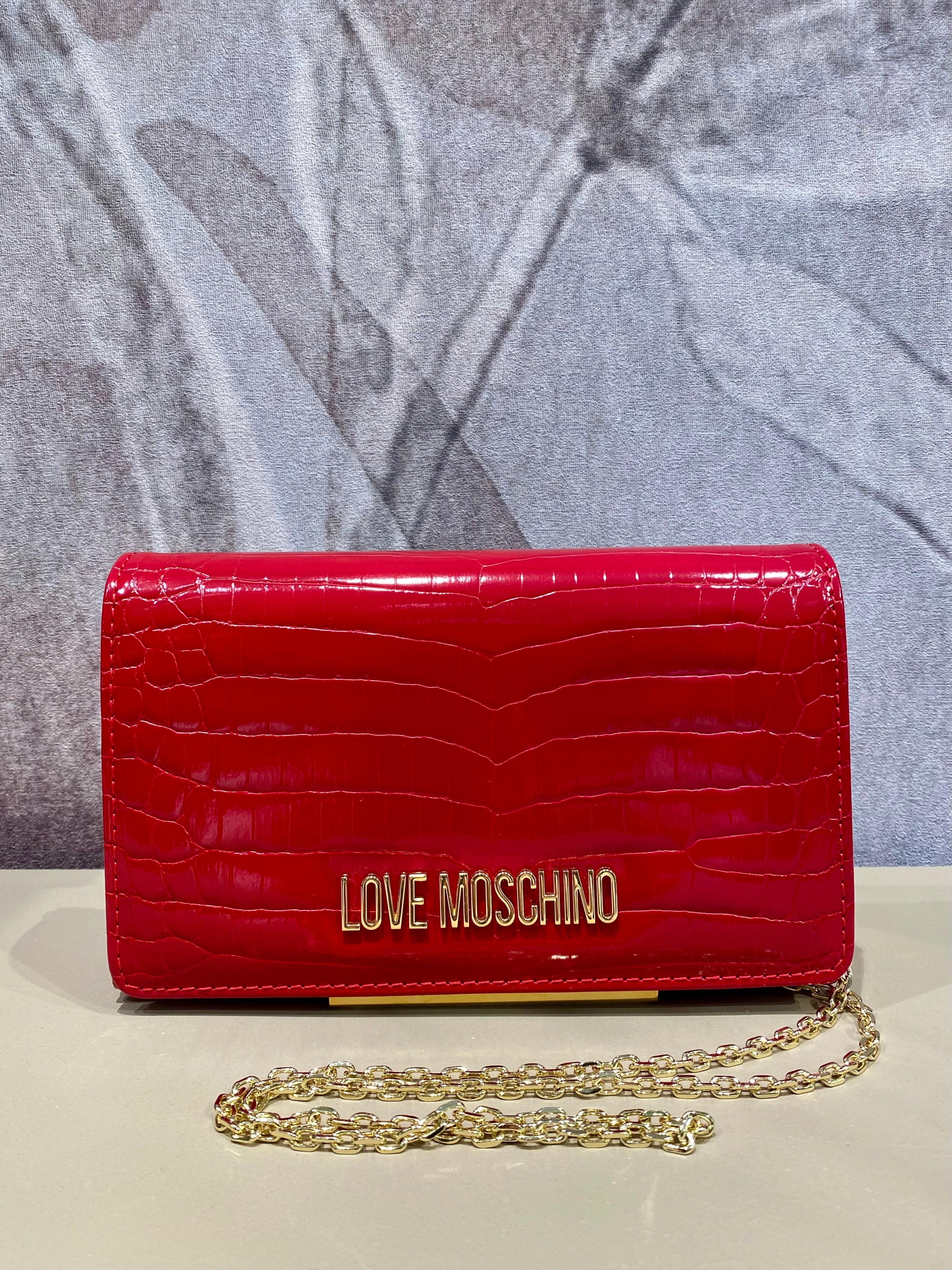 Pochette piccola stampa cocco  LOVE MOSCHINO