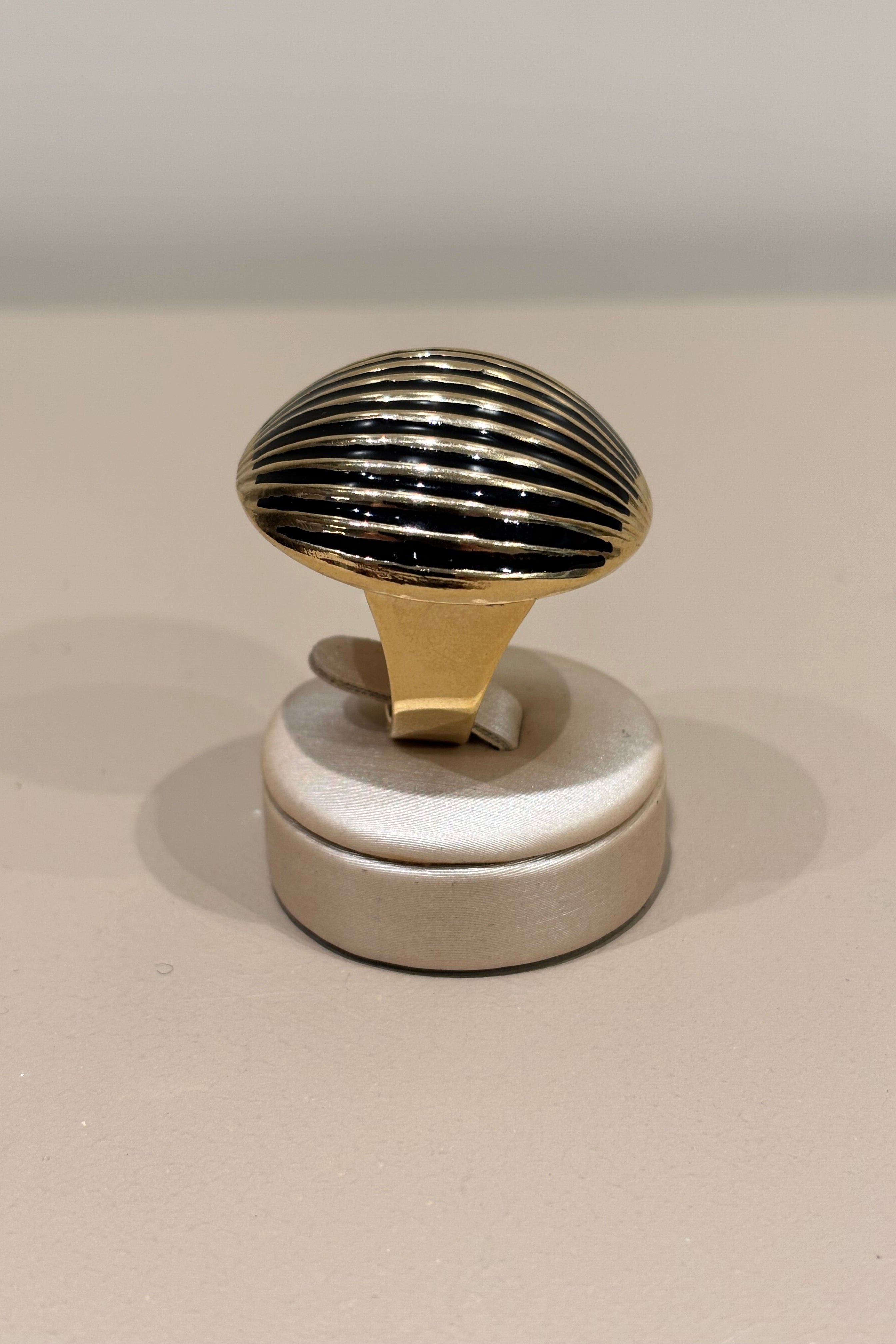Anello oro e nero "Malena" SODINI