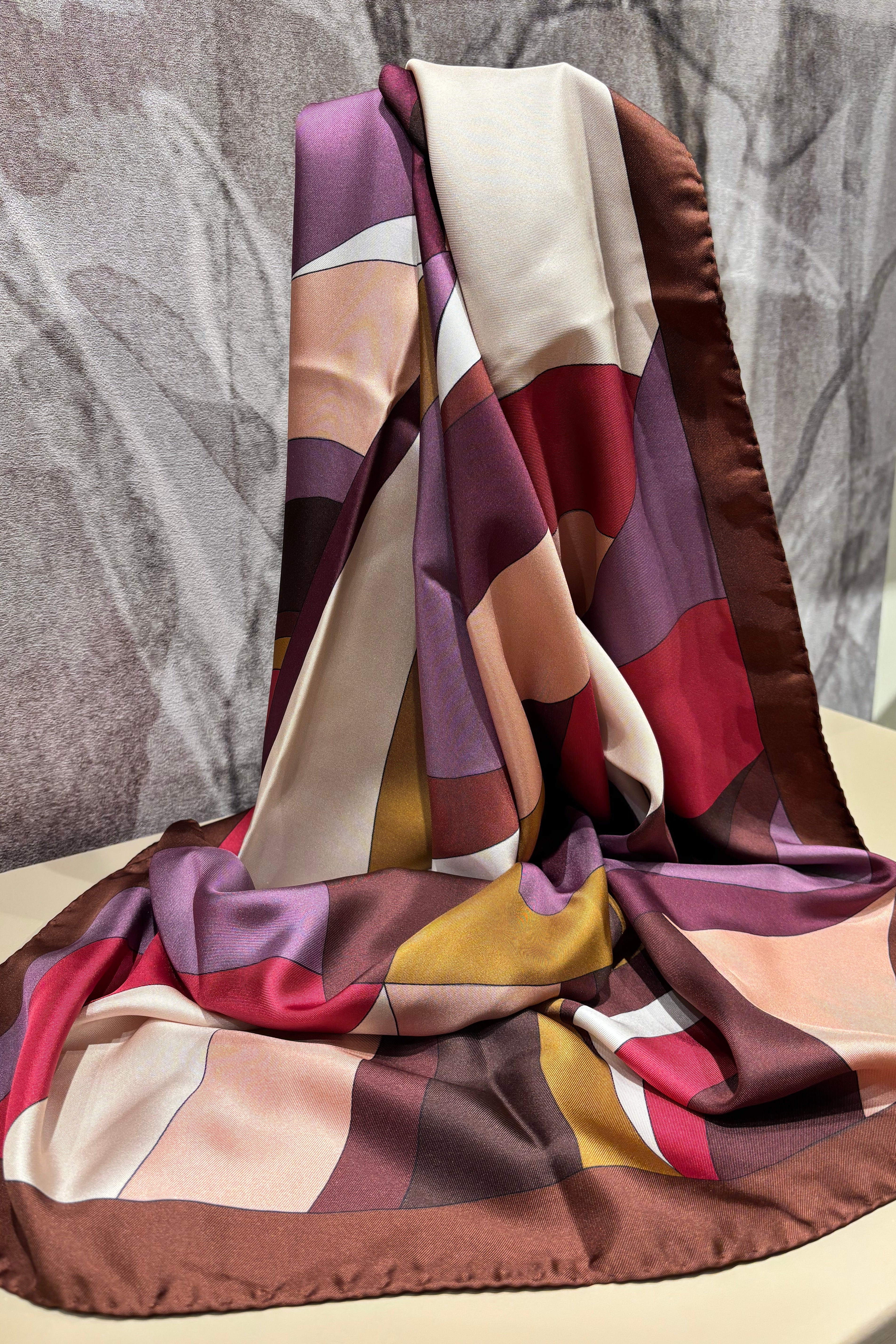 Foulard grande in seta BARBIERI