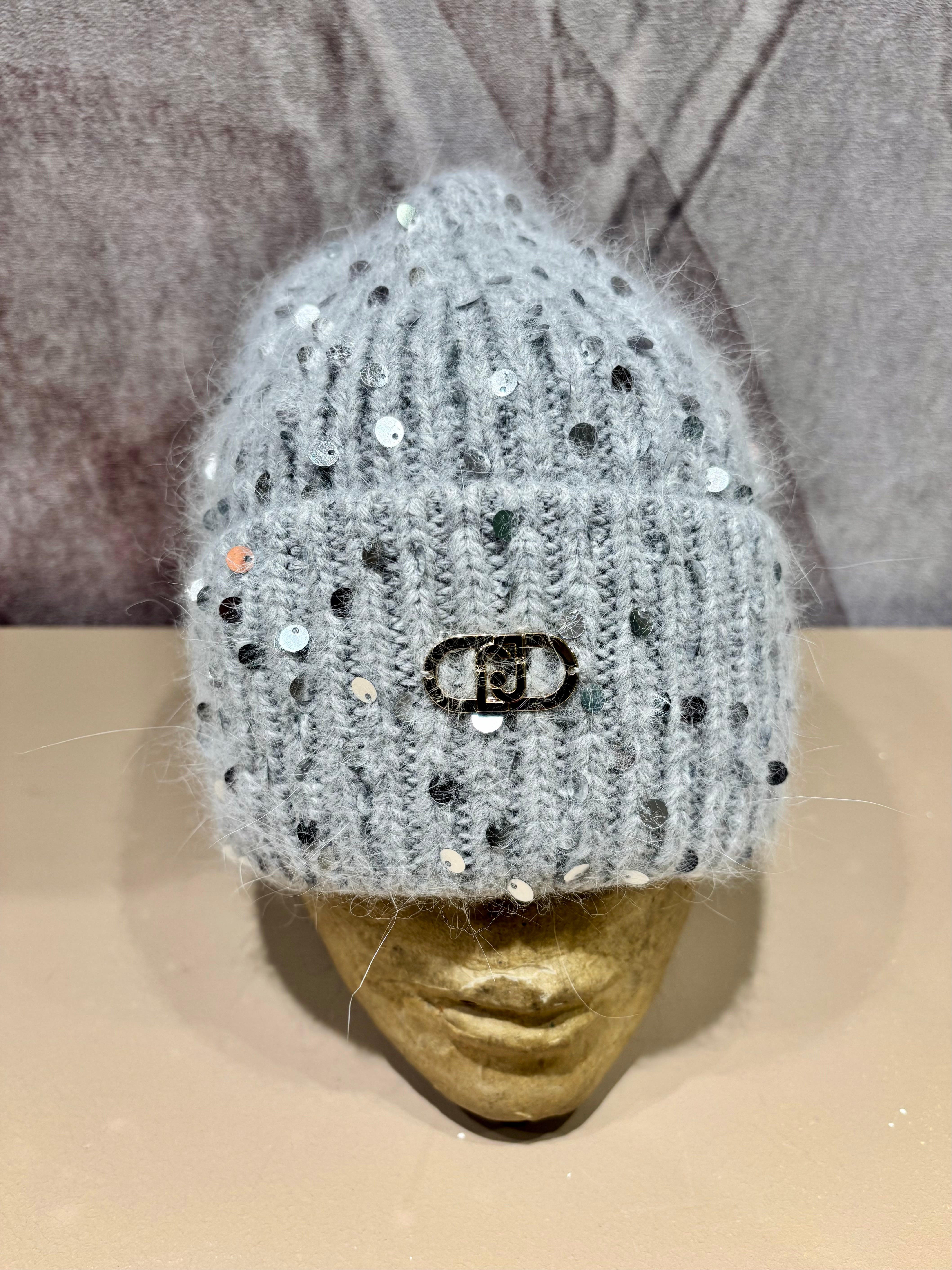 Cappello in angora con paillettes LIU JO