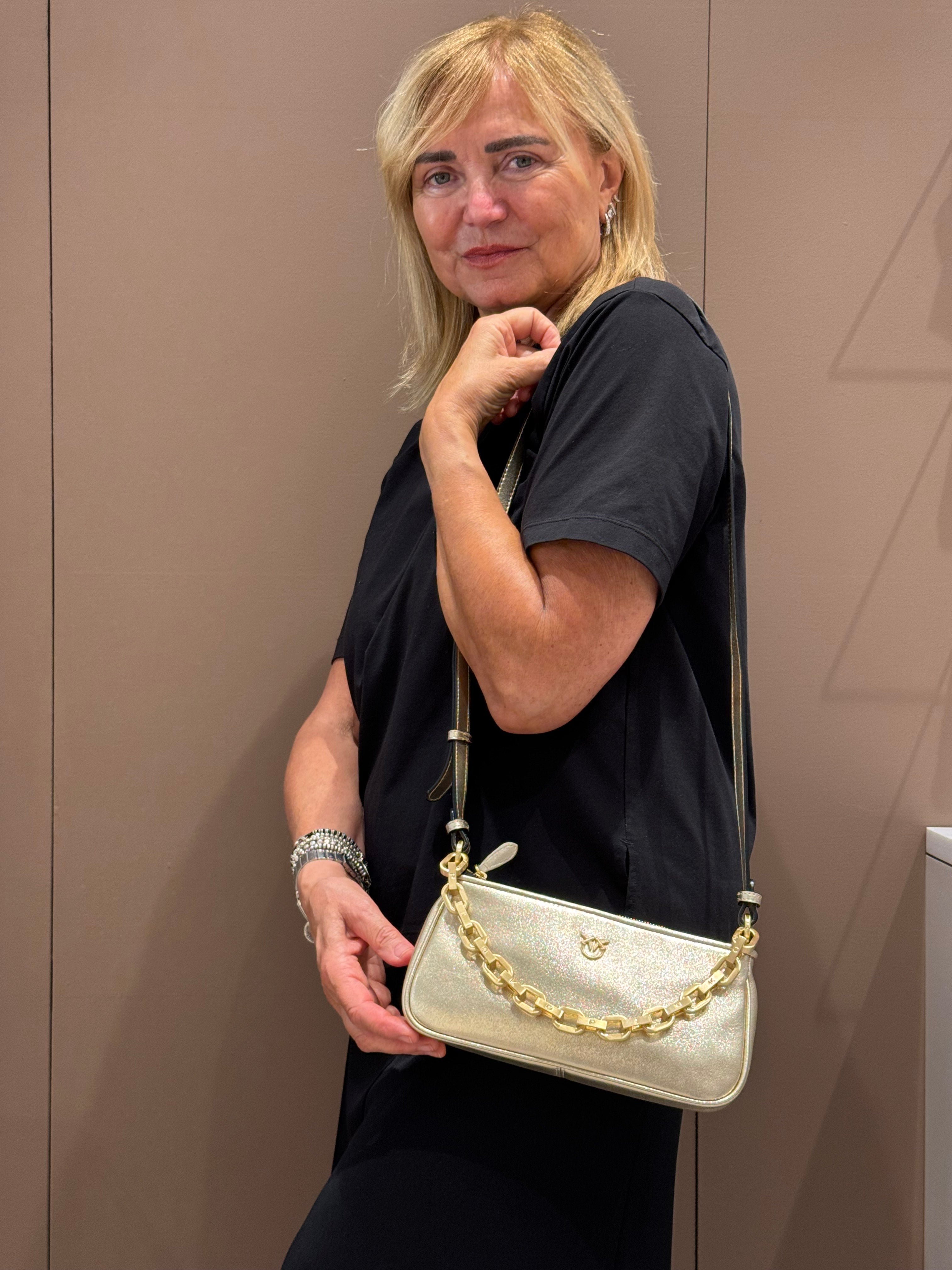 Borsa mini "Half moon" PINKO