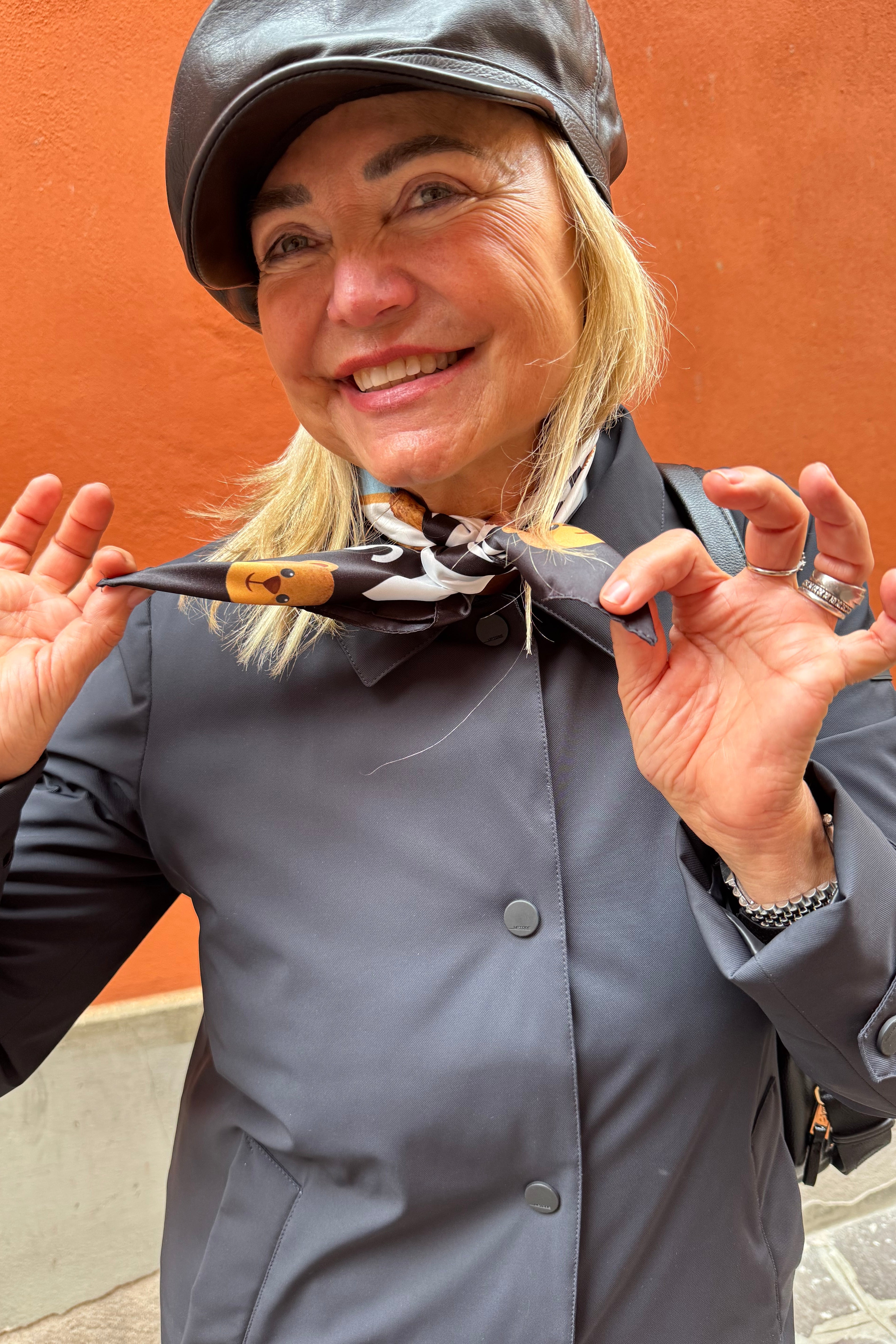 Foulard "Carrè Paris Maxi Teddy" RUE MADAM PARIS