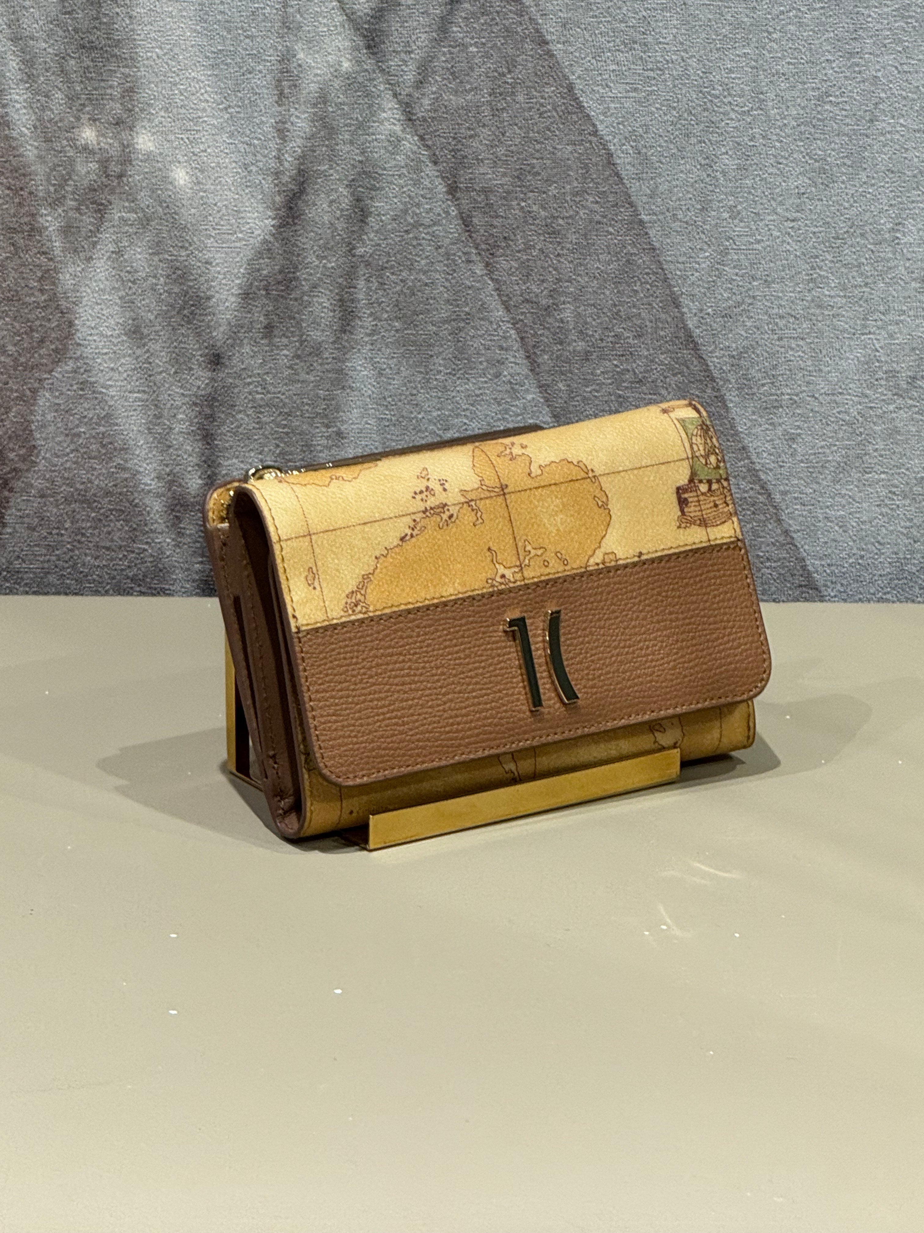 Portafoglio medio con fascia in pelle Geo classic ALVIERO MARTINI