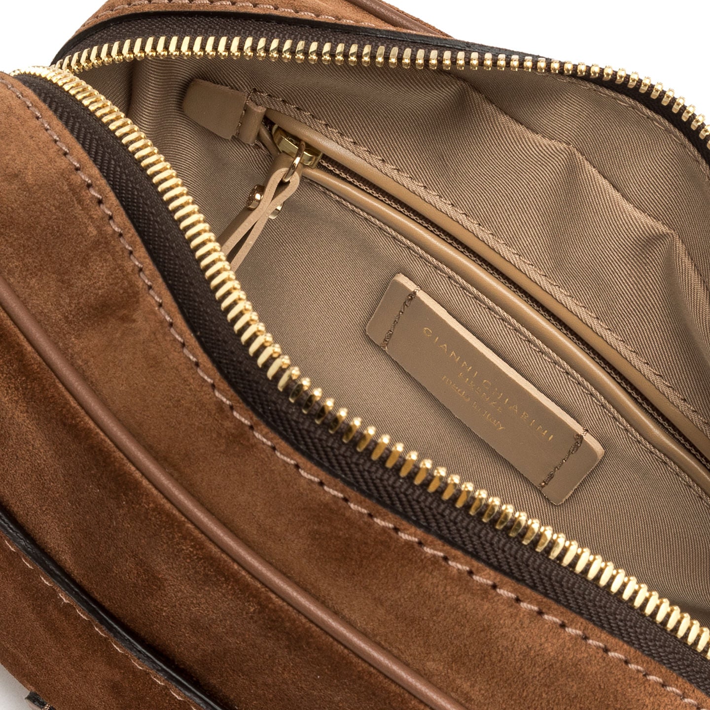Borsa a tracolla in pelle scamosciata "Nina" GIANNI CHIARINI