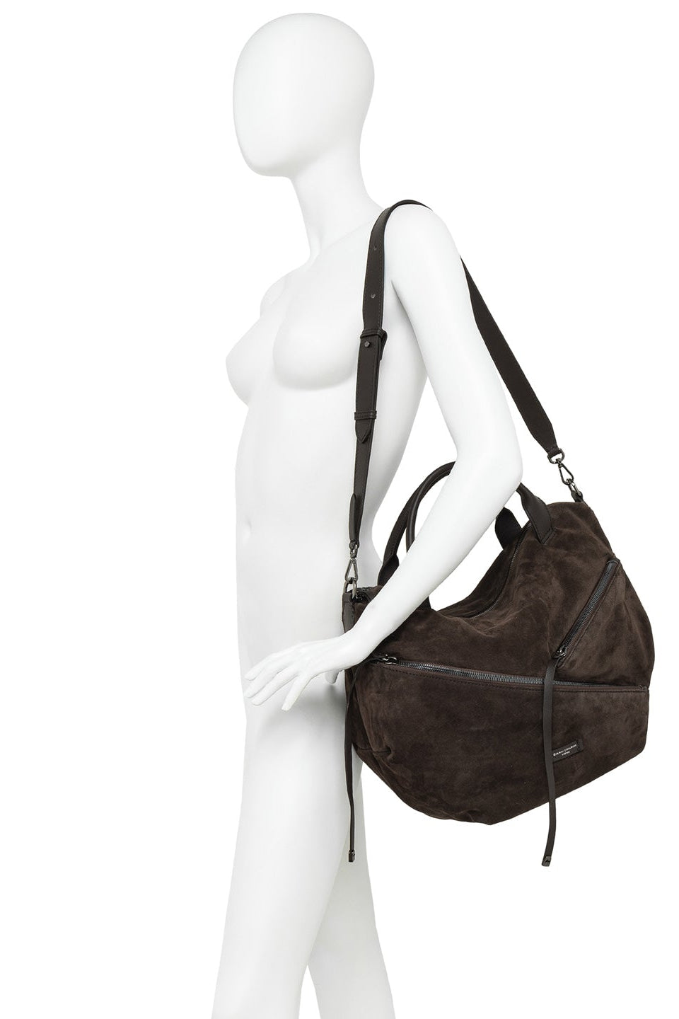 Borsa grande "Shania" pelle scamosciata GIANNI CHIARINI