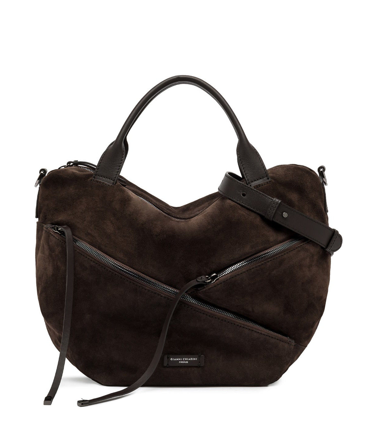 Borsa grande "Shania" pelle scamosciata GIANNI CHIARINI