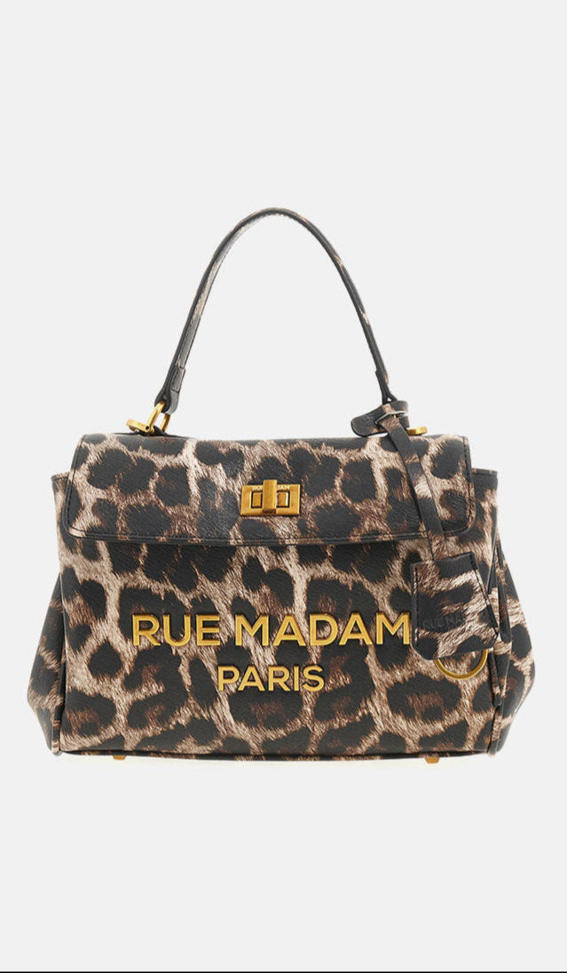 Borsa a mano "Le jours xs"  maculata RUE MADAM PARIS