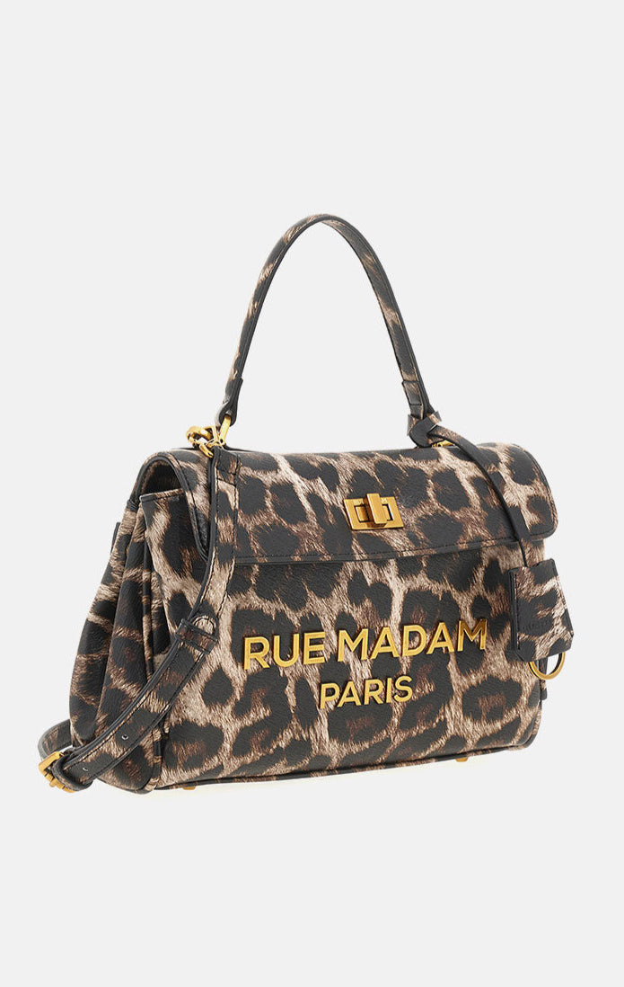Borsa a mano "Le jours xs"  maculata RUE MADAM PARIS