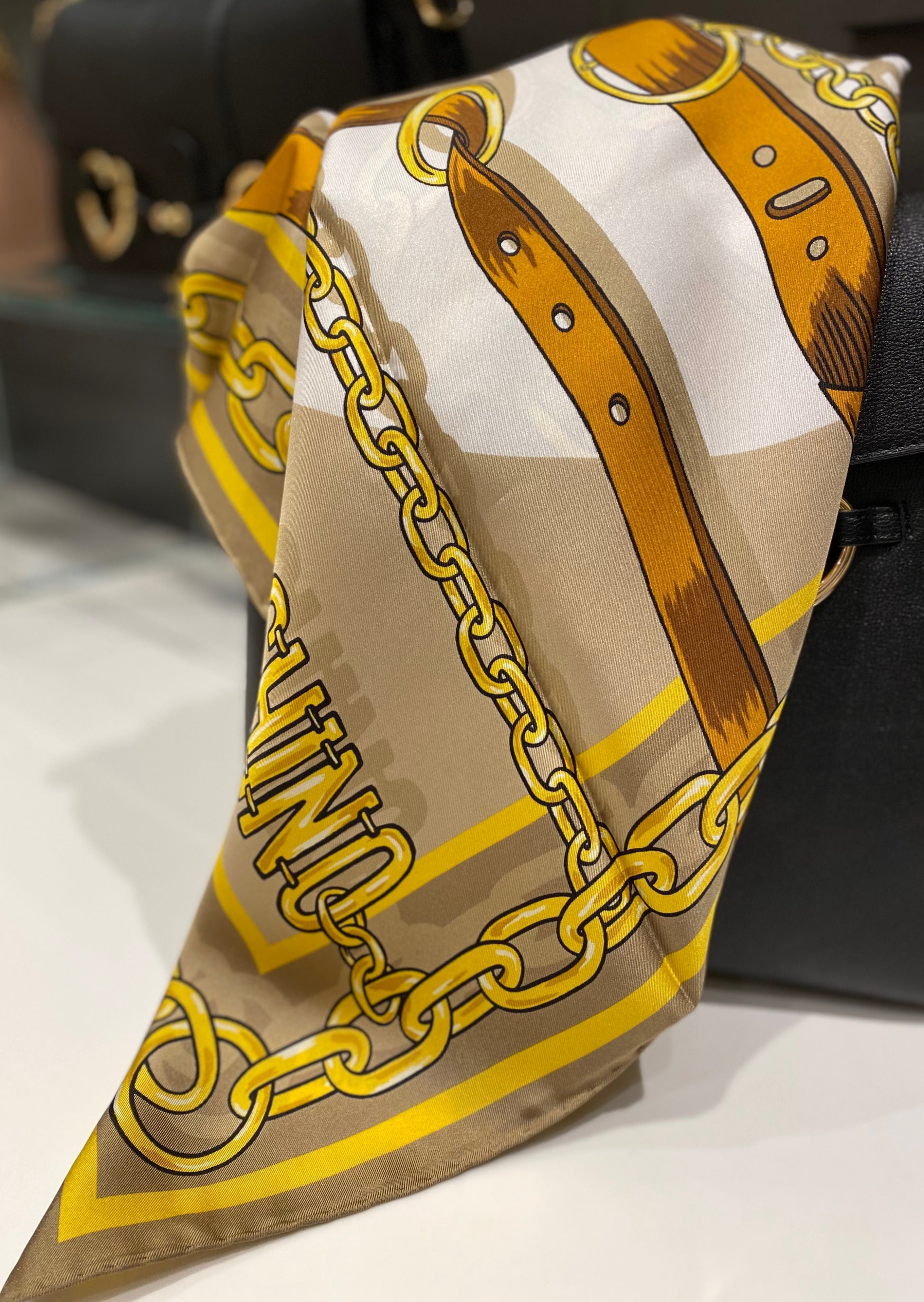 Foulard seta fibbie